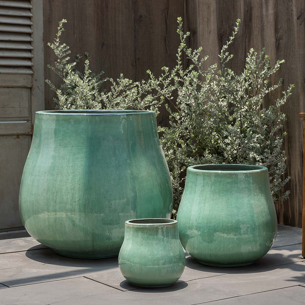 Nimbus Planter (terracotta In Sea Green)