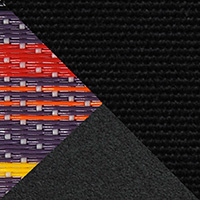 Aluminum Black, Twitchell Red Barcode, Cushion Sunbrella Canvas Black