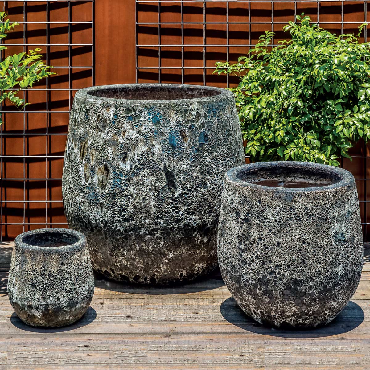 Baleares Planters (terracotta In Fossil Grey)