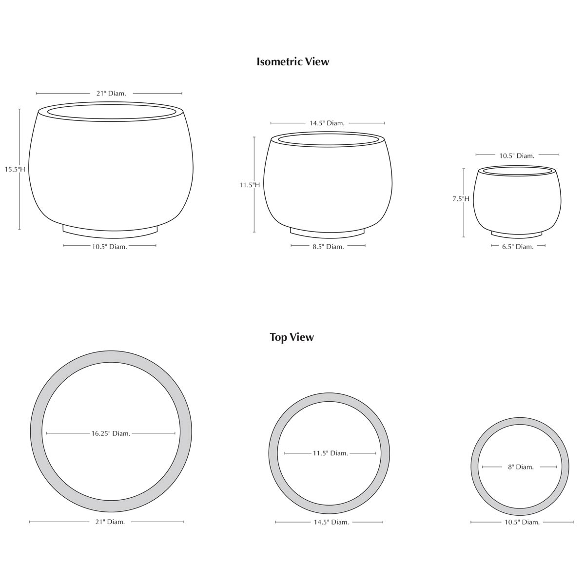 Cantagal Planter Specifications