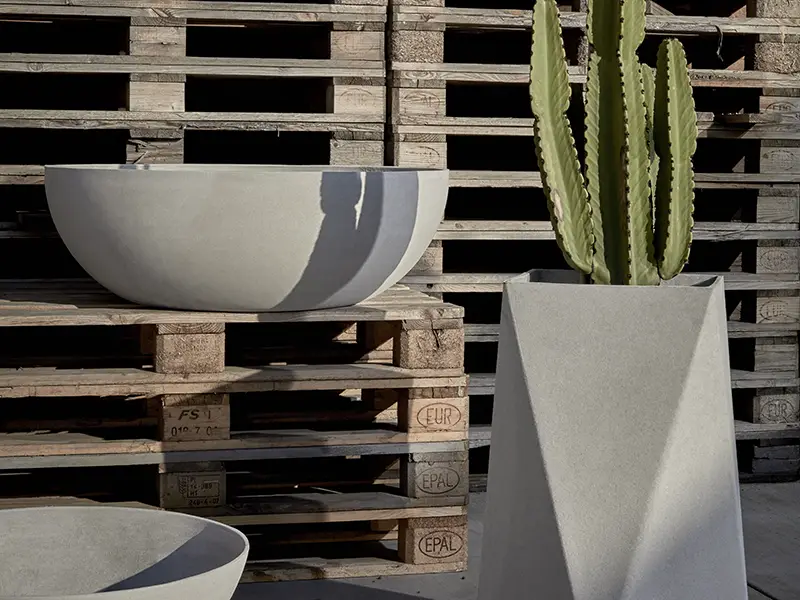 Cement Planters3 planters