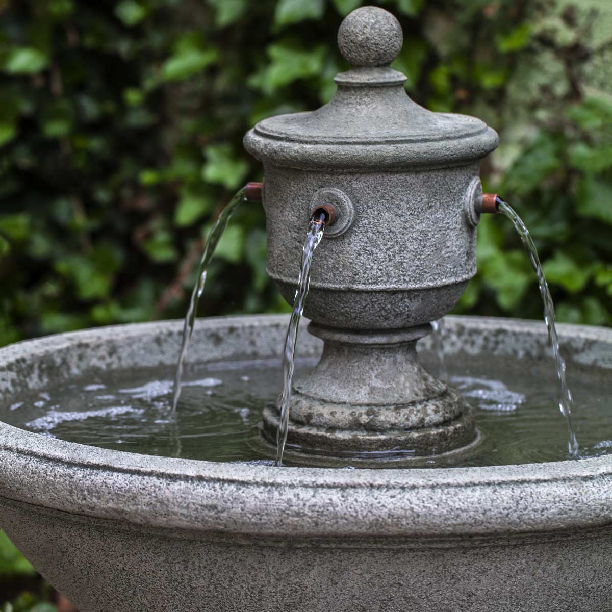 Detail Rochefort Fountain (cast Stone In Alpine Stone Finish)