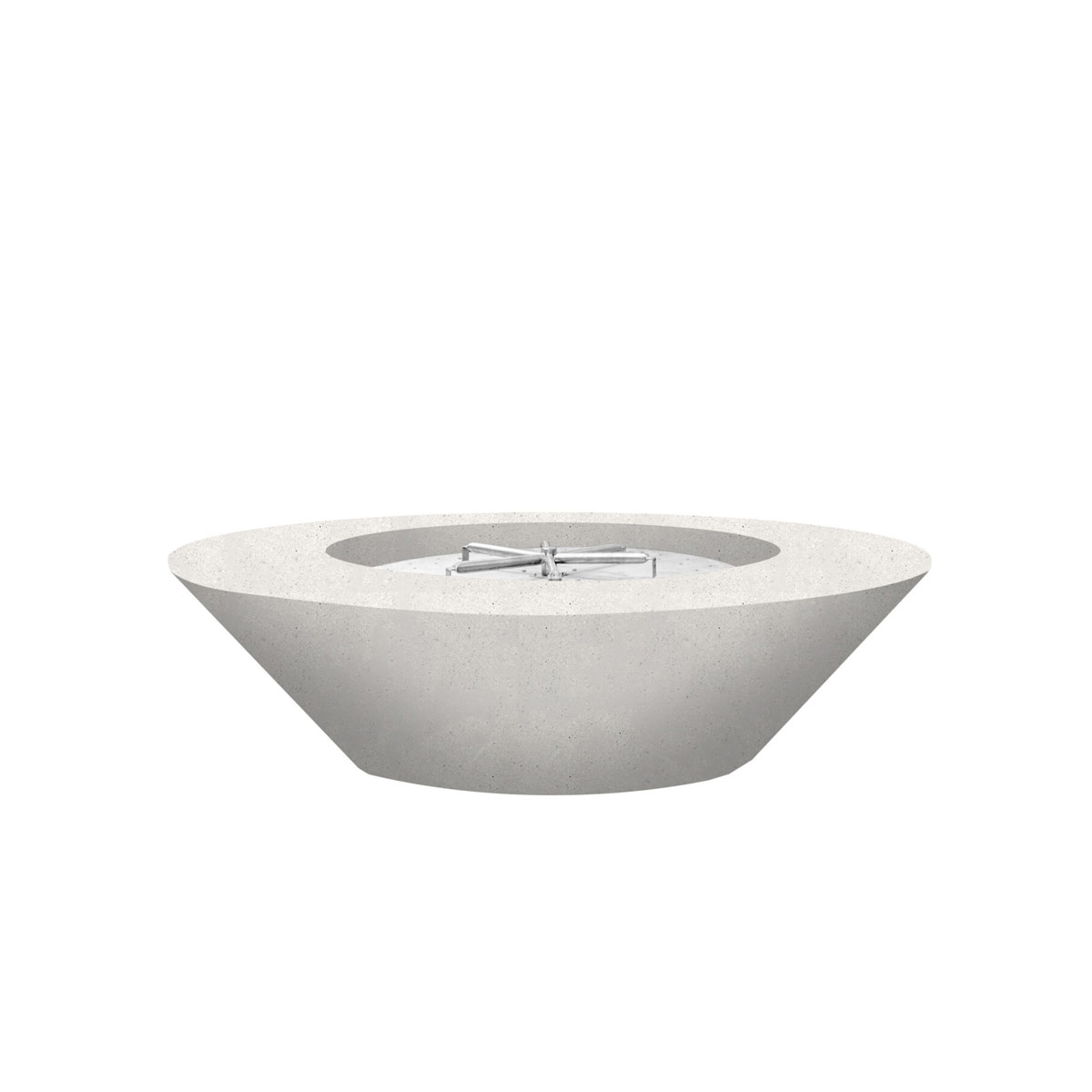 Embarcadero 60 Fire Bowl (gfrc In Ultra White)