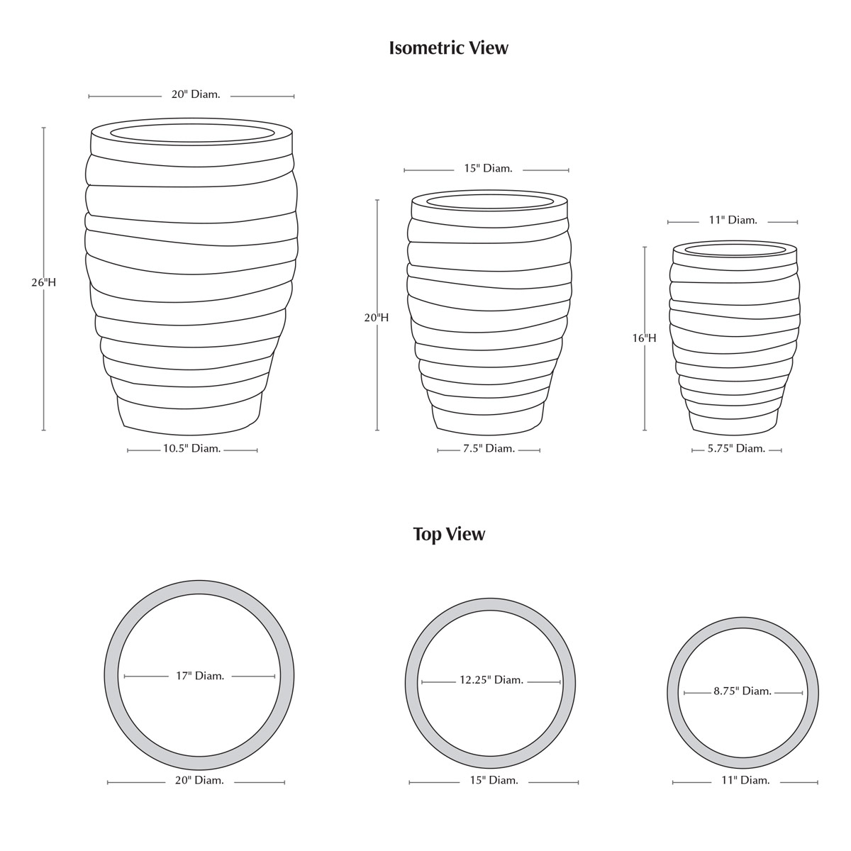 Guaracha Planter Se Specifications