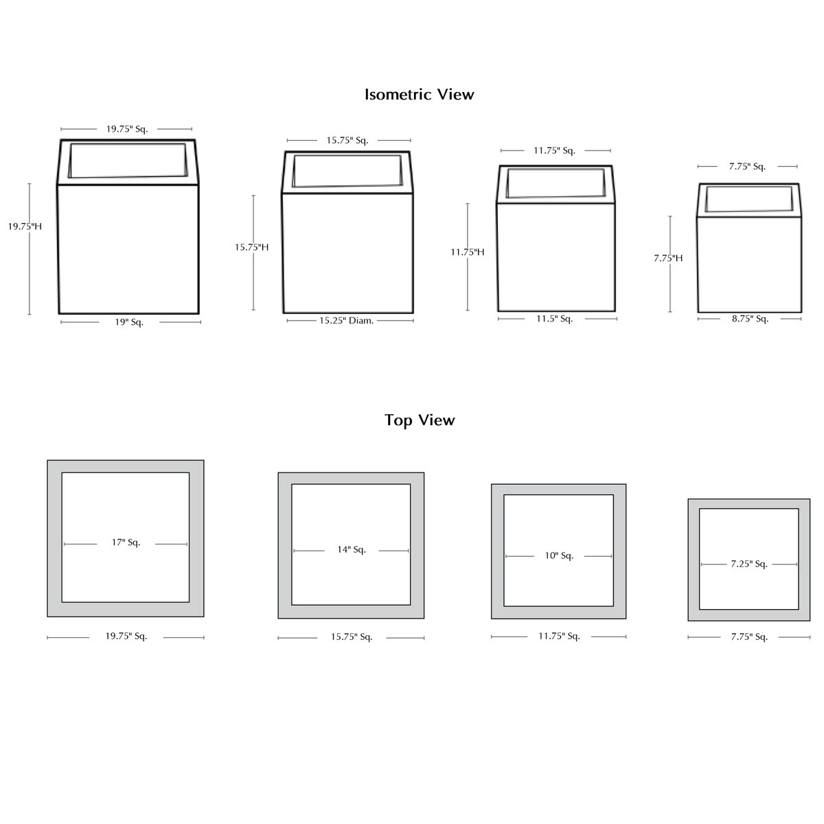 Hancock Planter Specifications