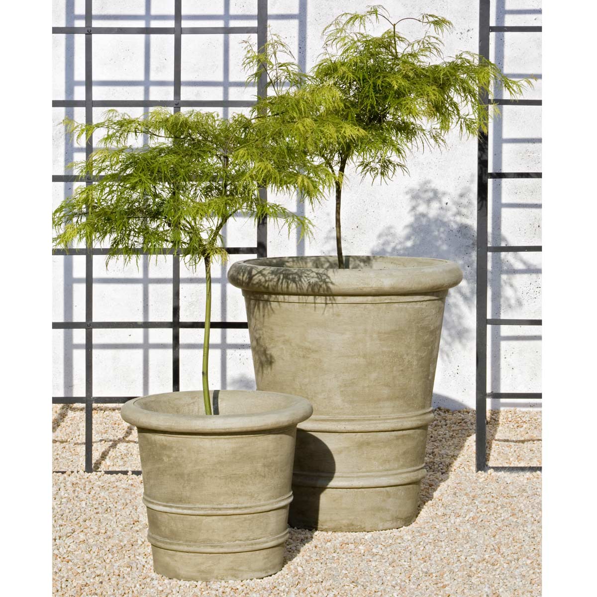 Lucca And Urbino Planters Material: Cast Stone Finish: Verde