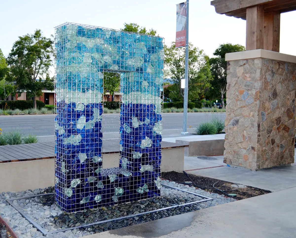 Main Street Cupertino Gabion2