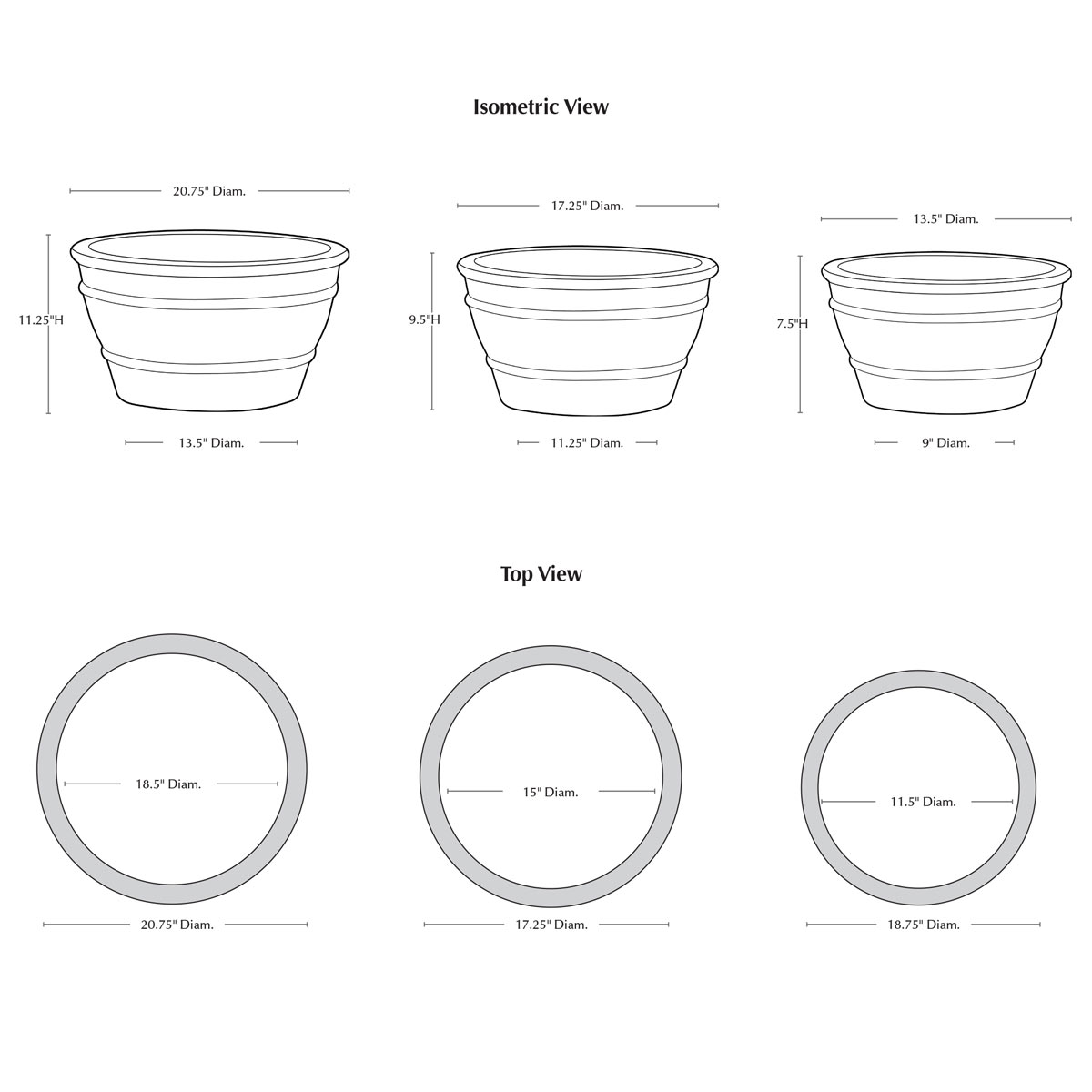Mera Planter Specifications