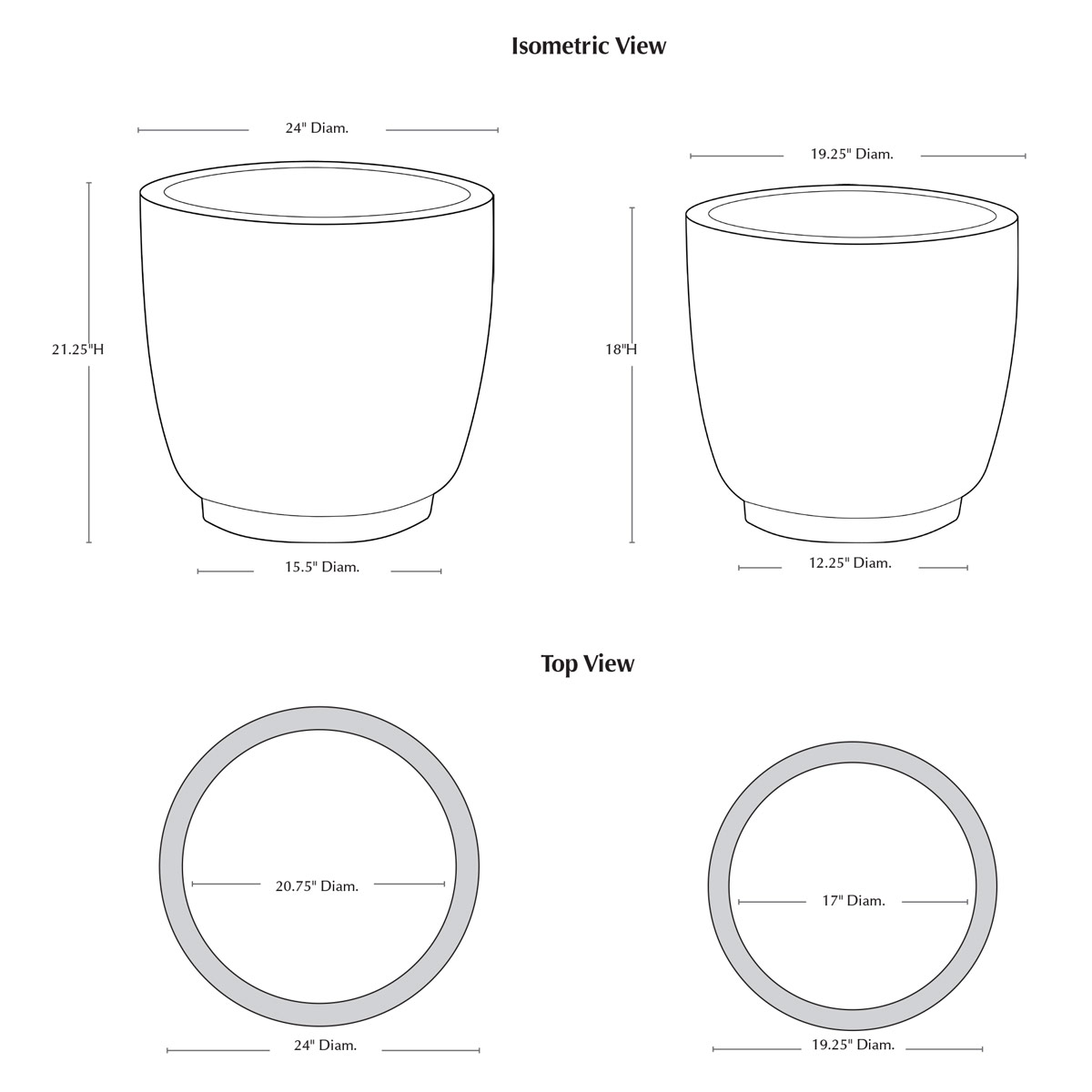 Nari Planter Specifications