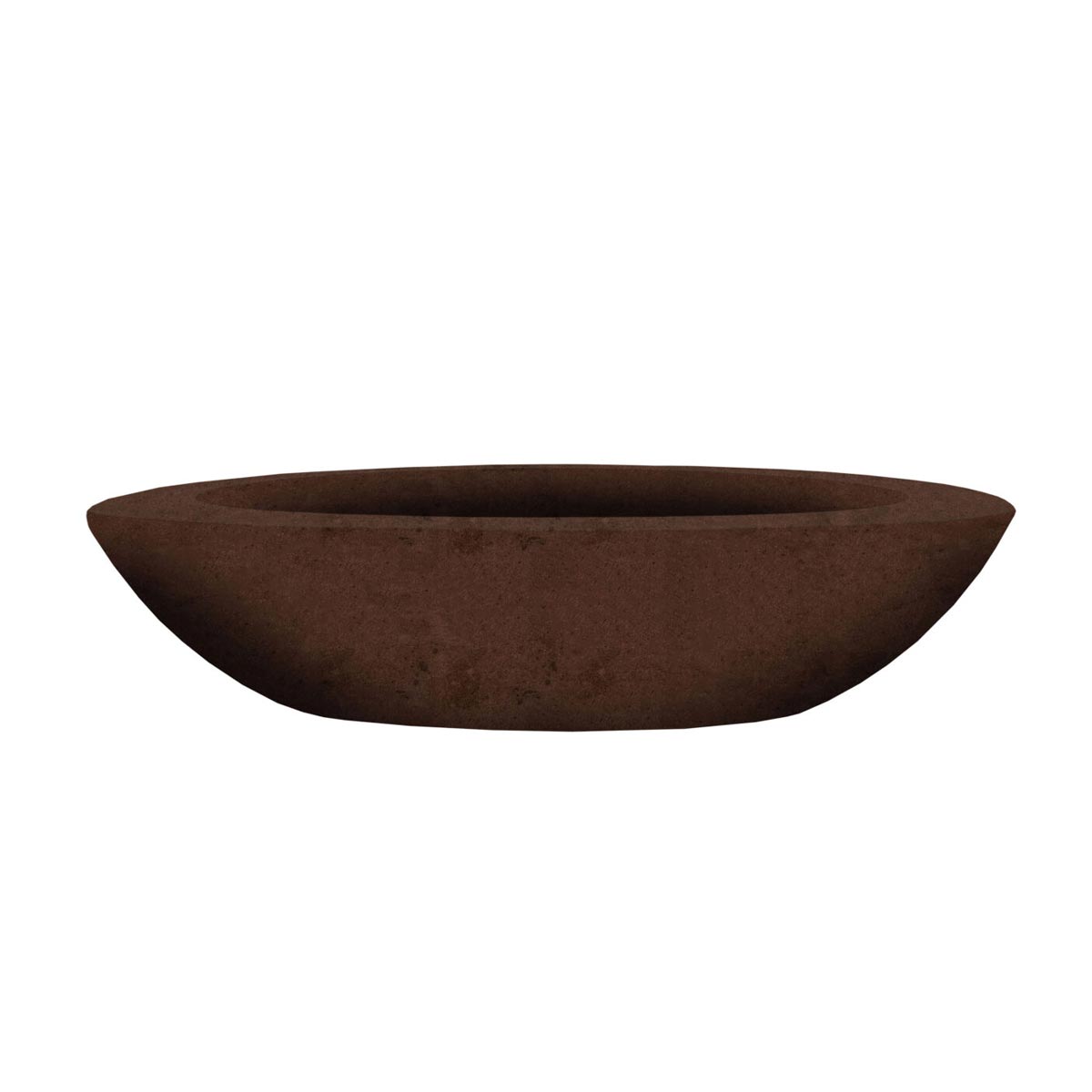 Ovale Fire Bowl (glass Fiber Reinforced Cement In Cafe)