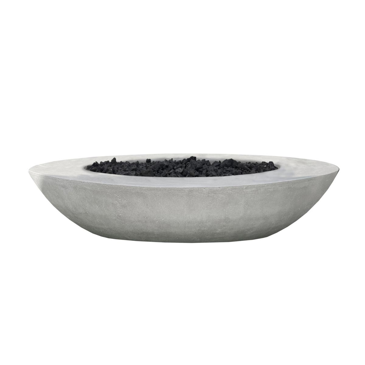 Ovale Fire Bowl (glass Fiber Reinforced Cement In Natural)