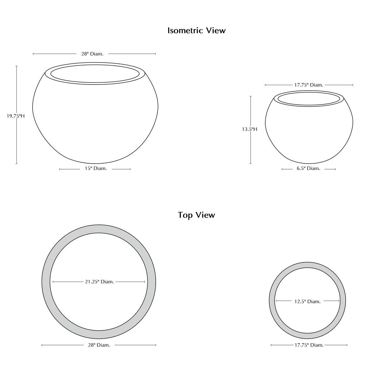 Paseo Bowl Specifications