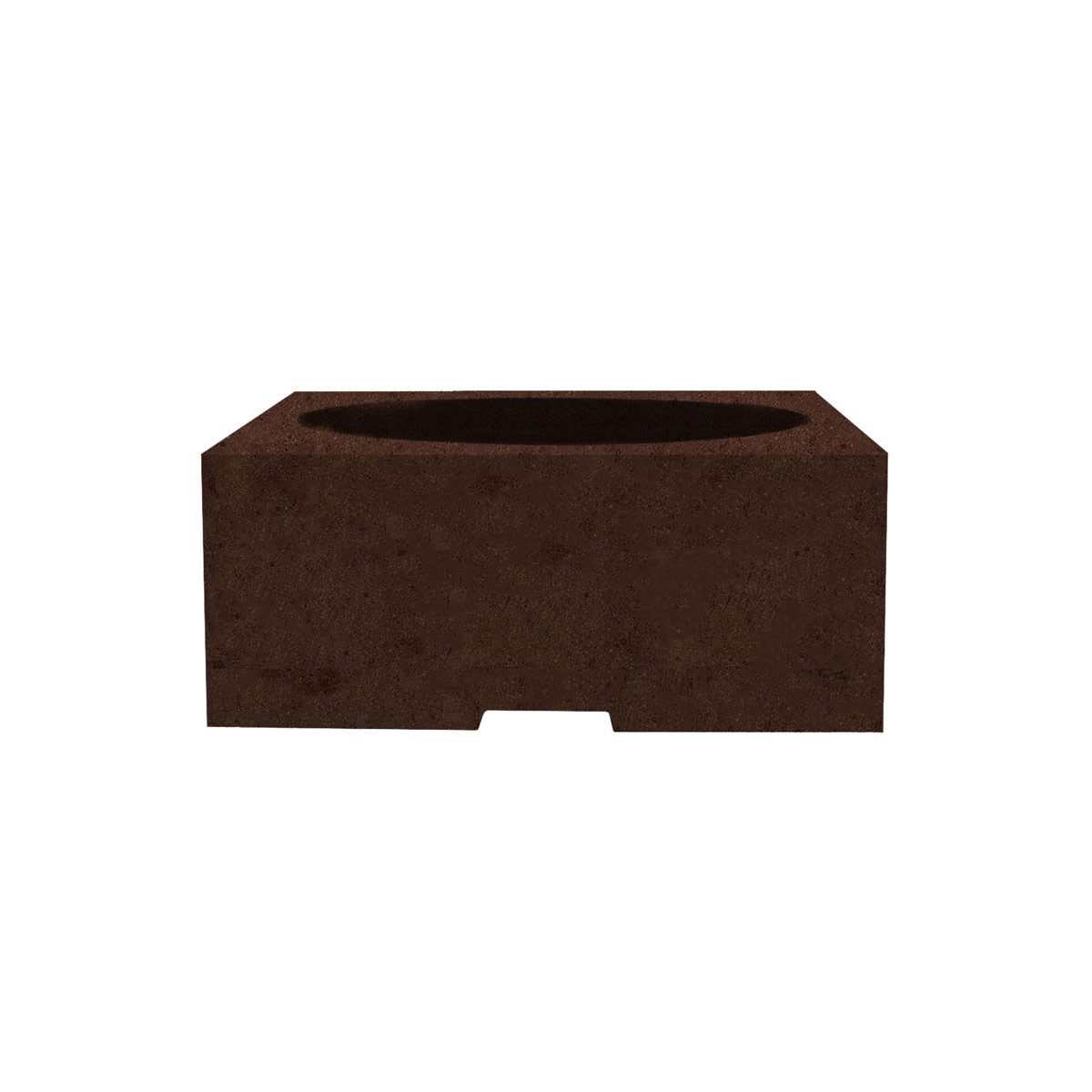 Piazza Fire Table (glass Fiber Reinforced Cement In Cafe)