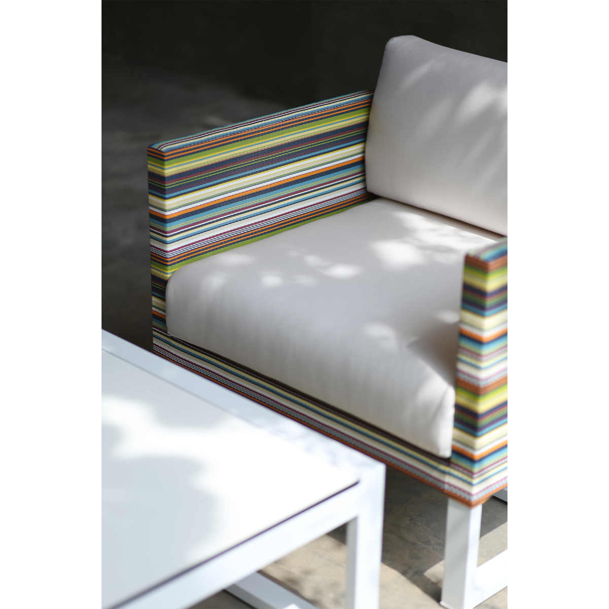 Stripe Sofa 1 Seater