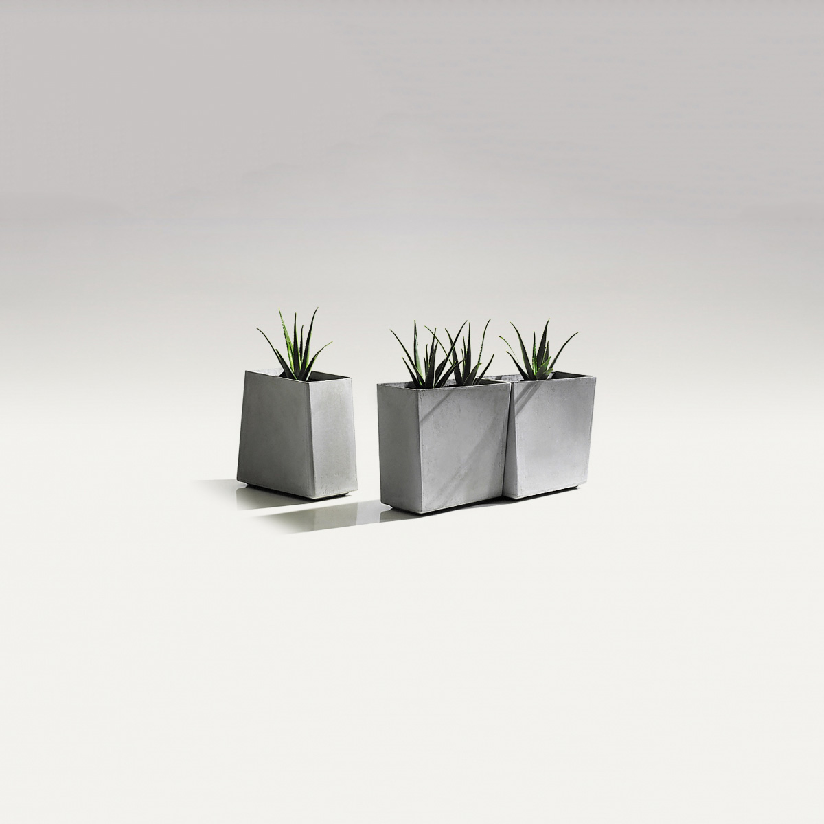 Twista Planters Material: Fiber Cement Finish: Gray