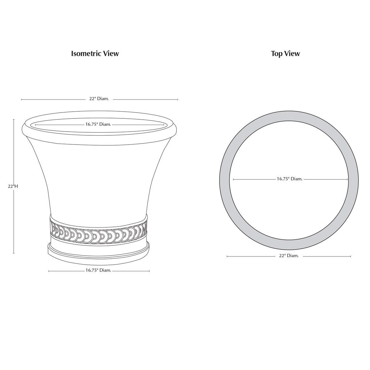 Vallier Planter Specifications