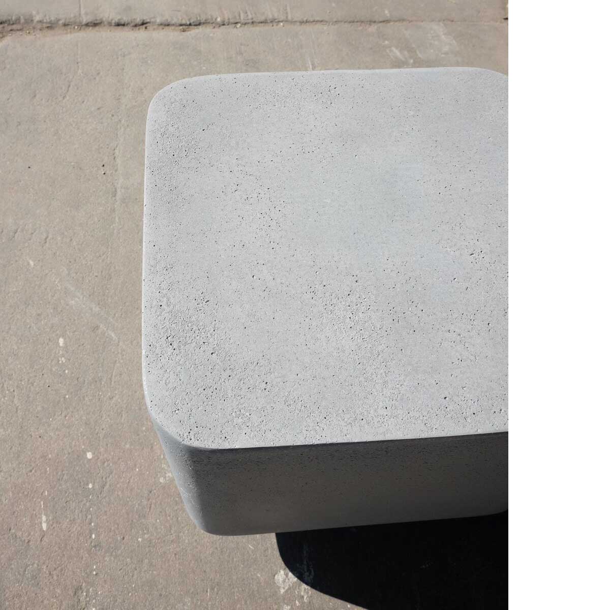 Block Stool (fiberglass Resin And Aggregate In Key Stone Finish)