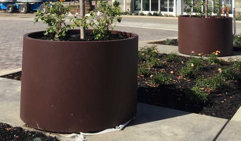 Aluminum Cylinder Planter aluminum planters are a great choice anywhere