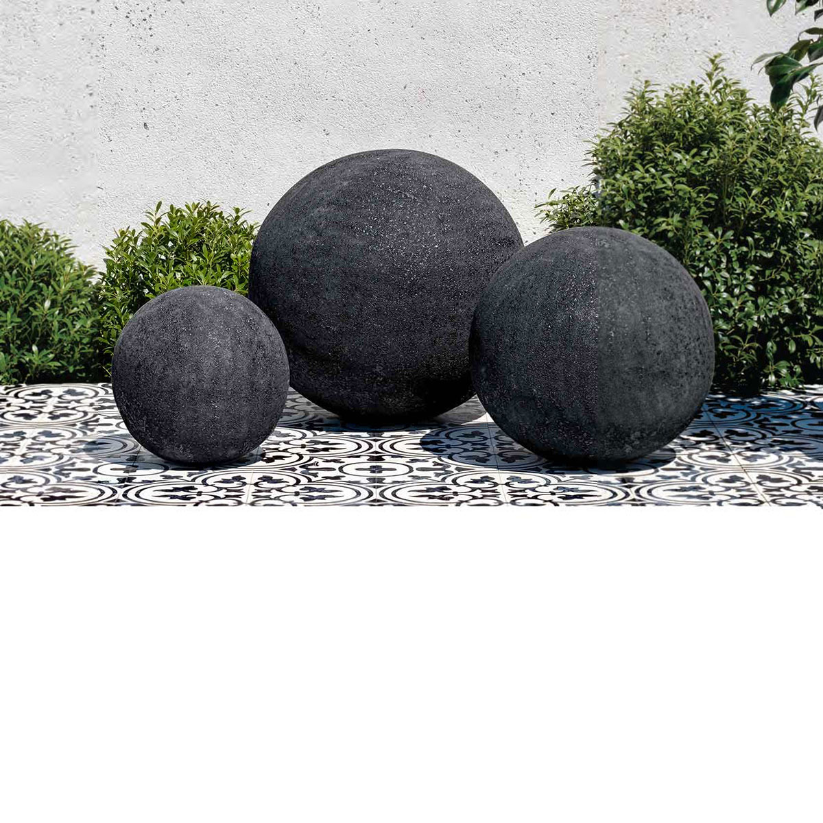 Angkor Spheres (terracotta In Volcanic Coral)