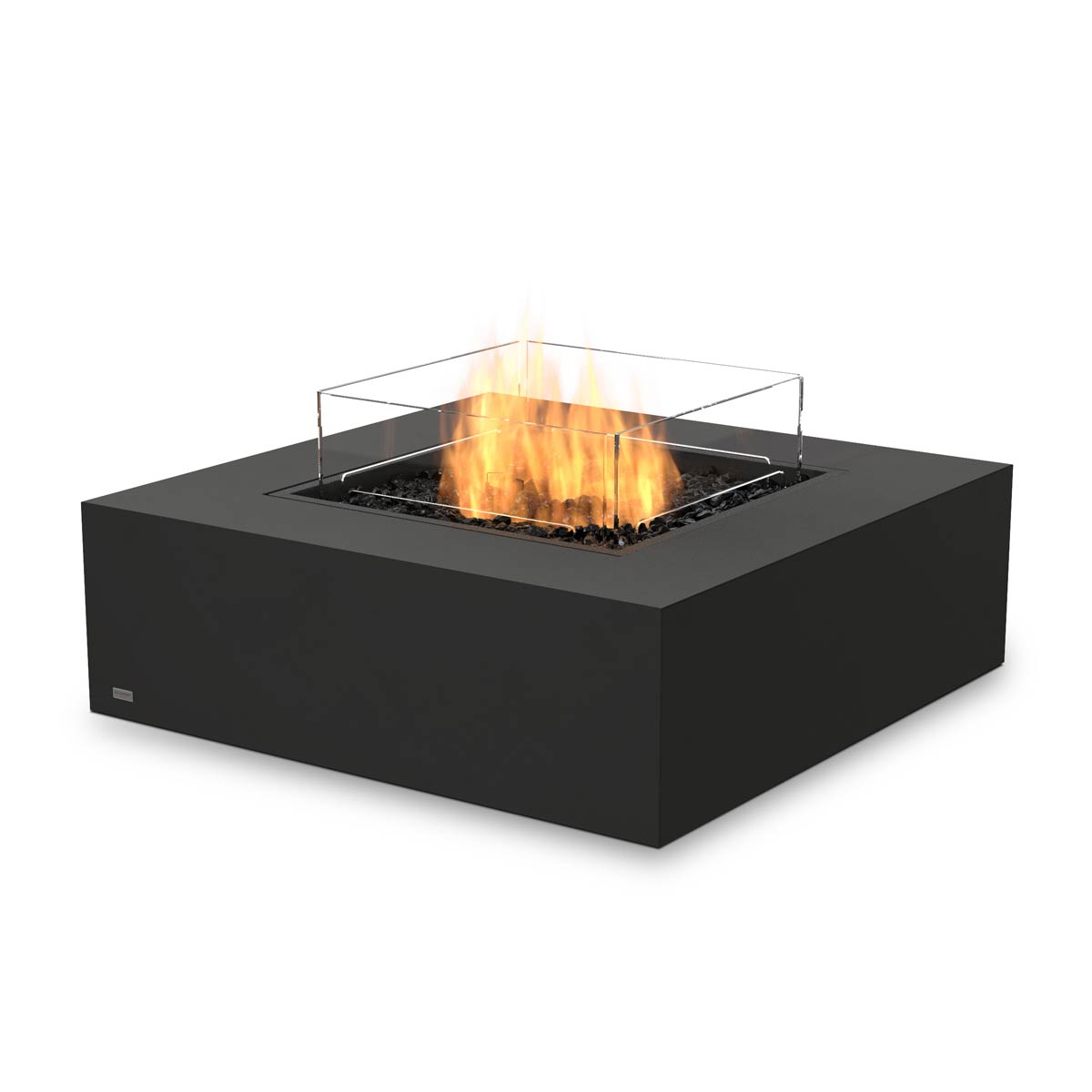 Base 40 Fire Pit Table (concrete In Graphite, Gas Burner)