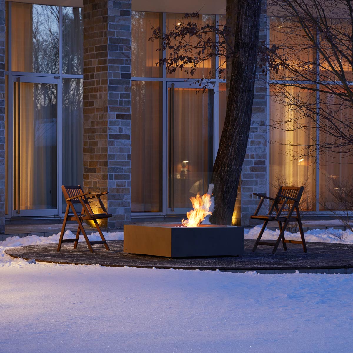 Base 40 Fire Pit Table (concrete In Graphite)