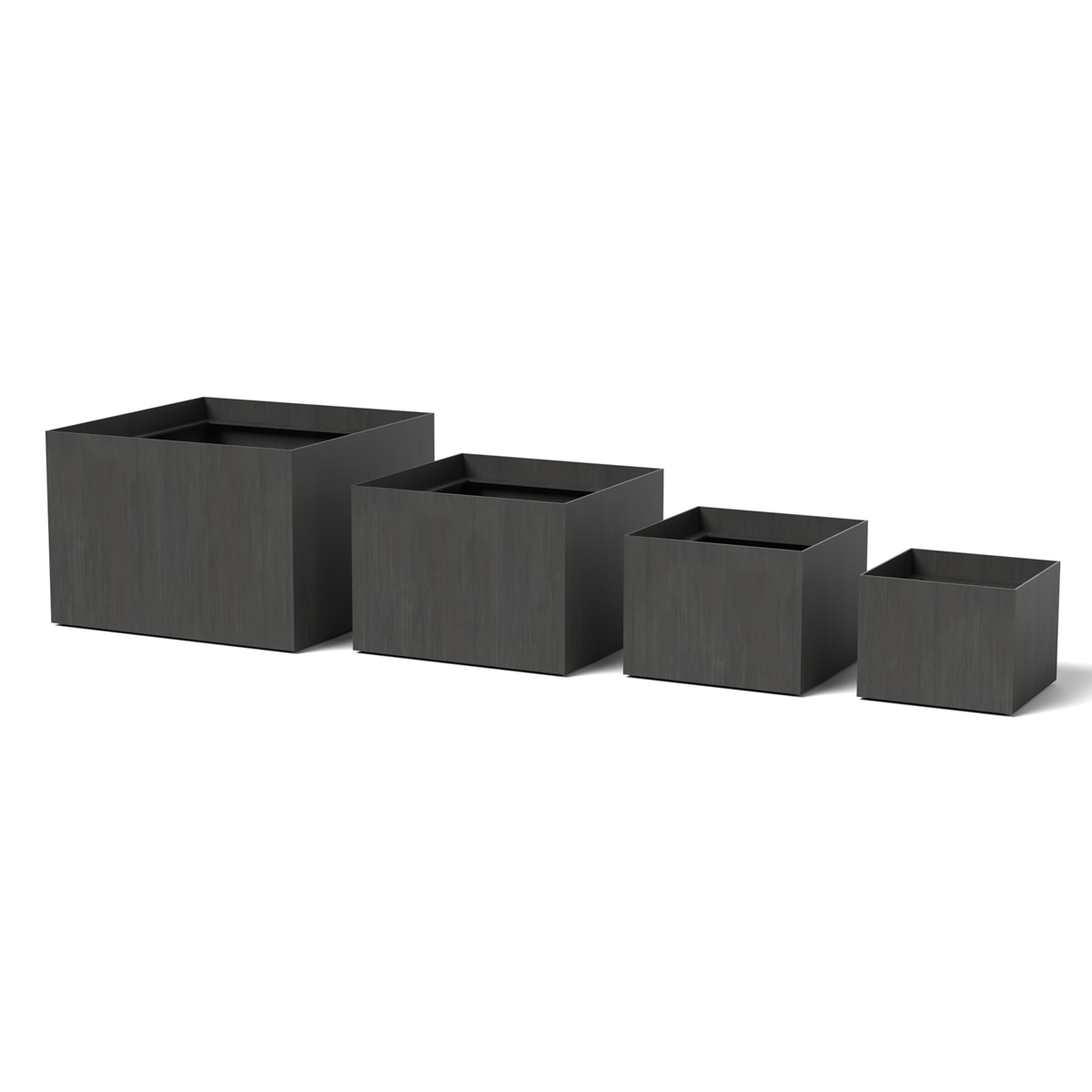 Box Planter Grouping Aluminum Zinc