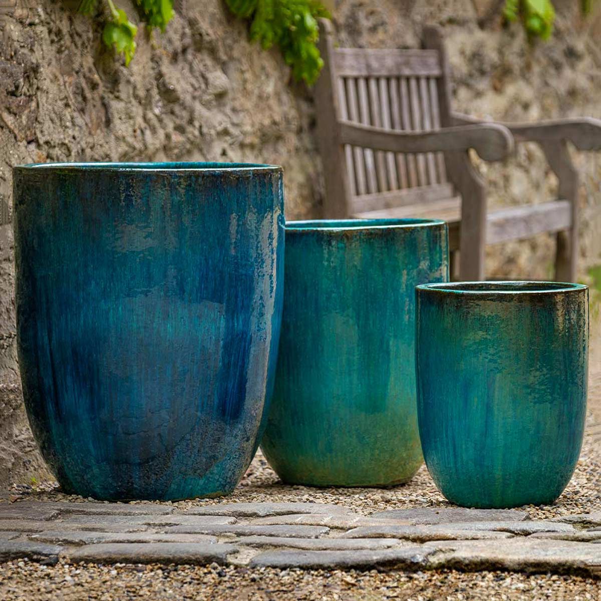 Brantome Planters (terracotta In Mediterranean Glaze)