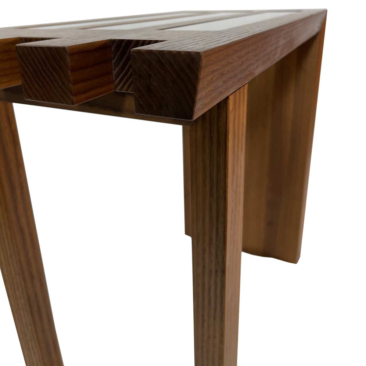 Canti Side Table Ash Medium Thermal Wood Oil Finish