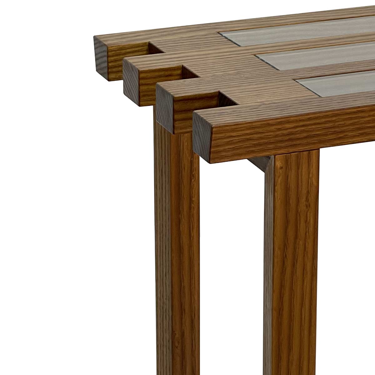 Canti Side Table Ash Medium Thermal Wood Oil Finish