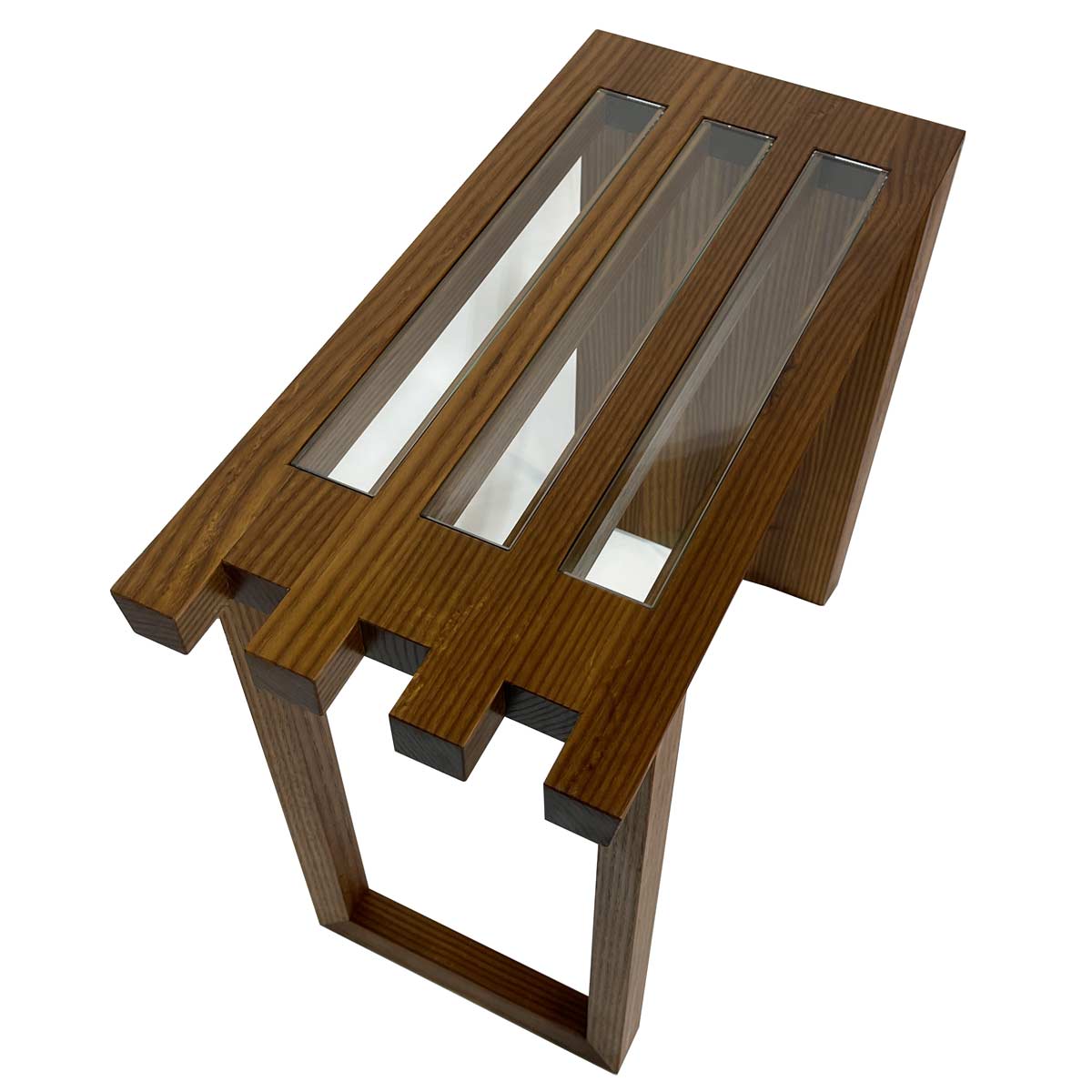 Canti Side Table Ash Medium Thermal Wood Oil Finish