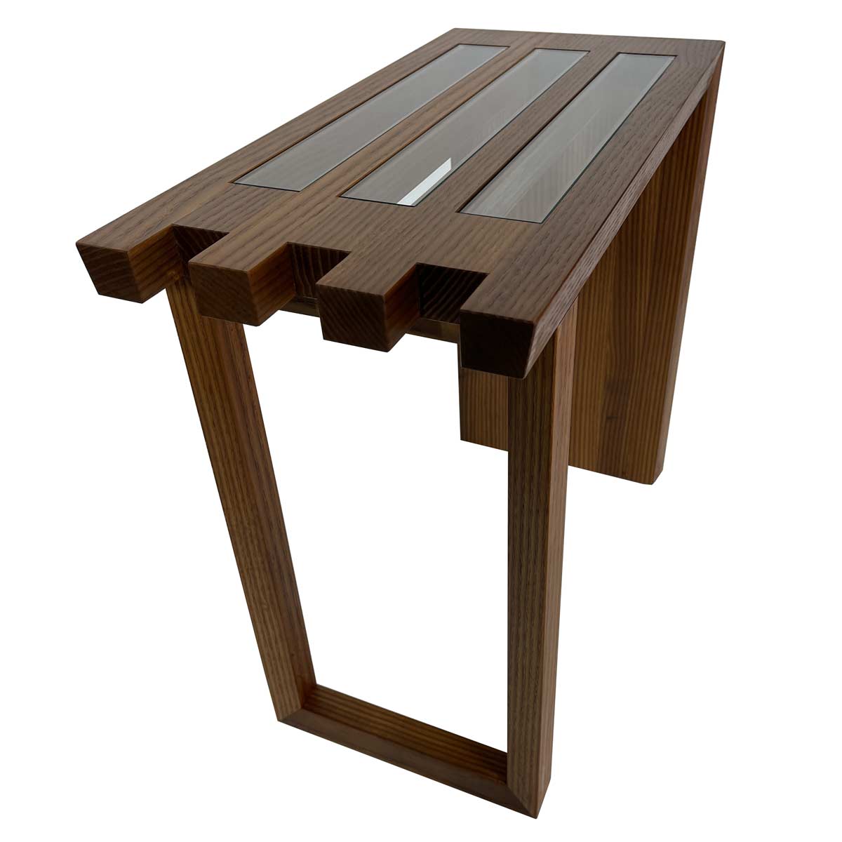 Canti Side Table Ash Medium Thermal Wood Oil Finish