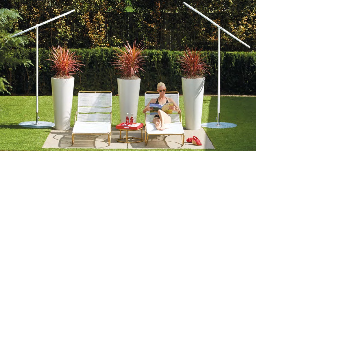 Cone Planters Landscape Material: Aluminum Finish: Linen