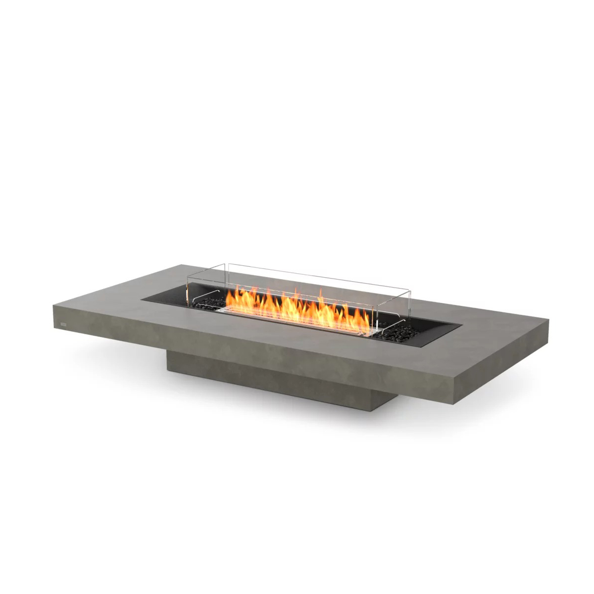 Gin 90 Low Fire Pit Table (concrete In Natural)