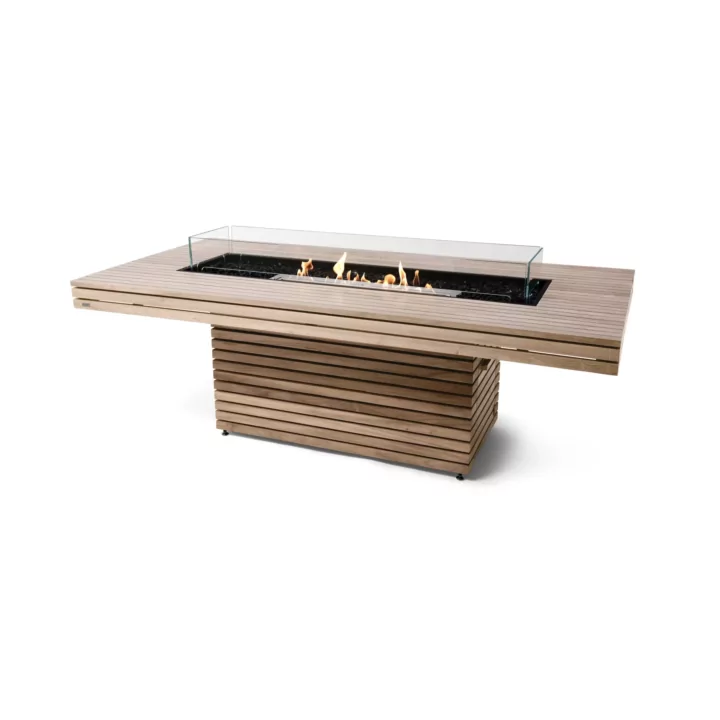 esf-gin-90-dining-fire-table-teak-natural-ethanol-ss-glass Esf Gin 90 Dining Fire Table Teak Natural Ethanol Ss Glass