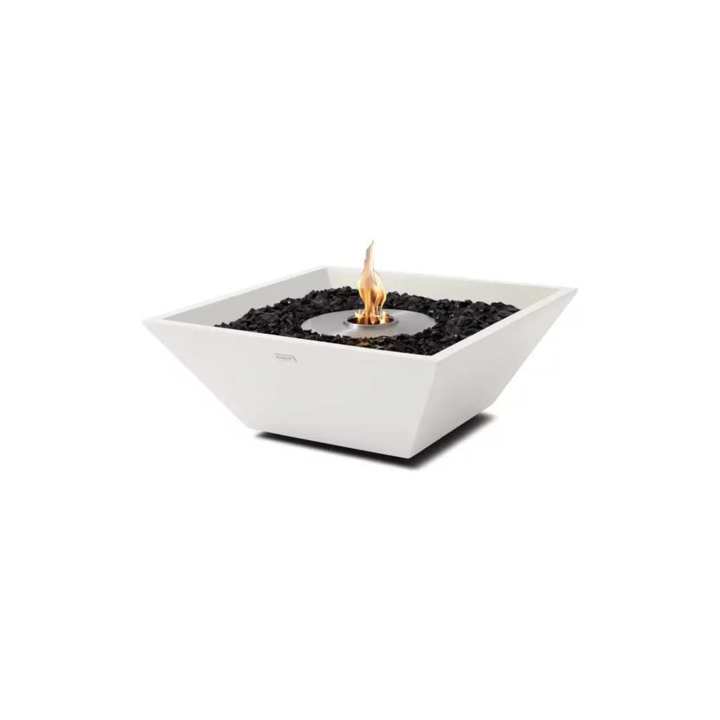 Nova 600 Fire pit in Bone concrete finish