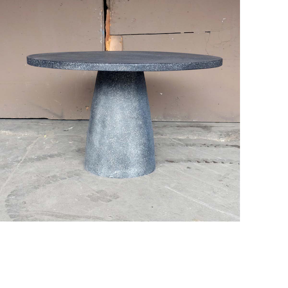 41" Dia Hive Dining Table In Coal Stone