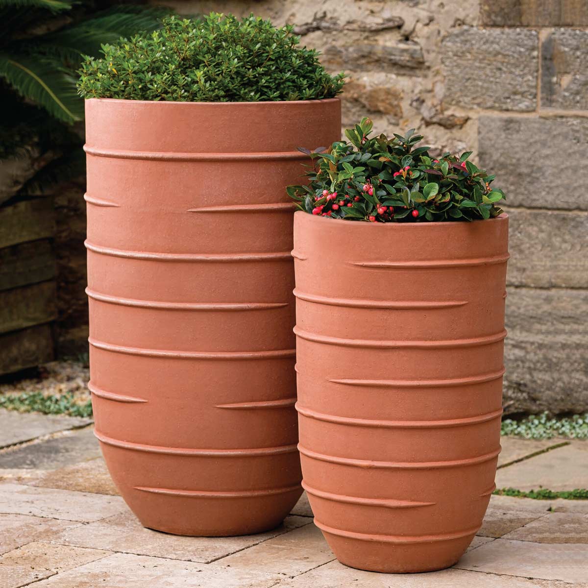 Logis Tall Planters (terracotta In Terra Rosa)