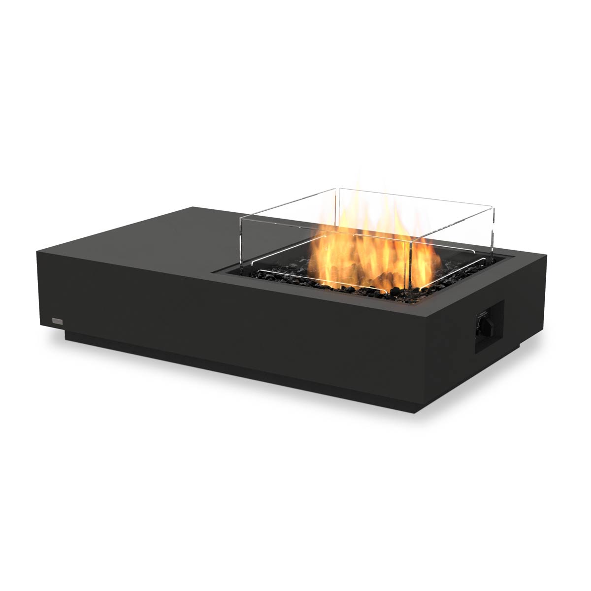 Manhattan 50 Fire Pit Table Graphite Gas Burner