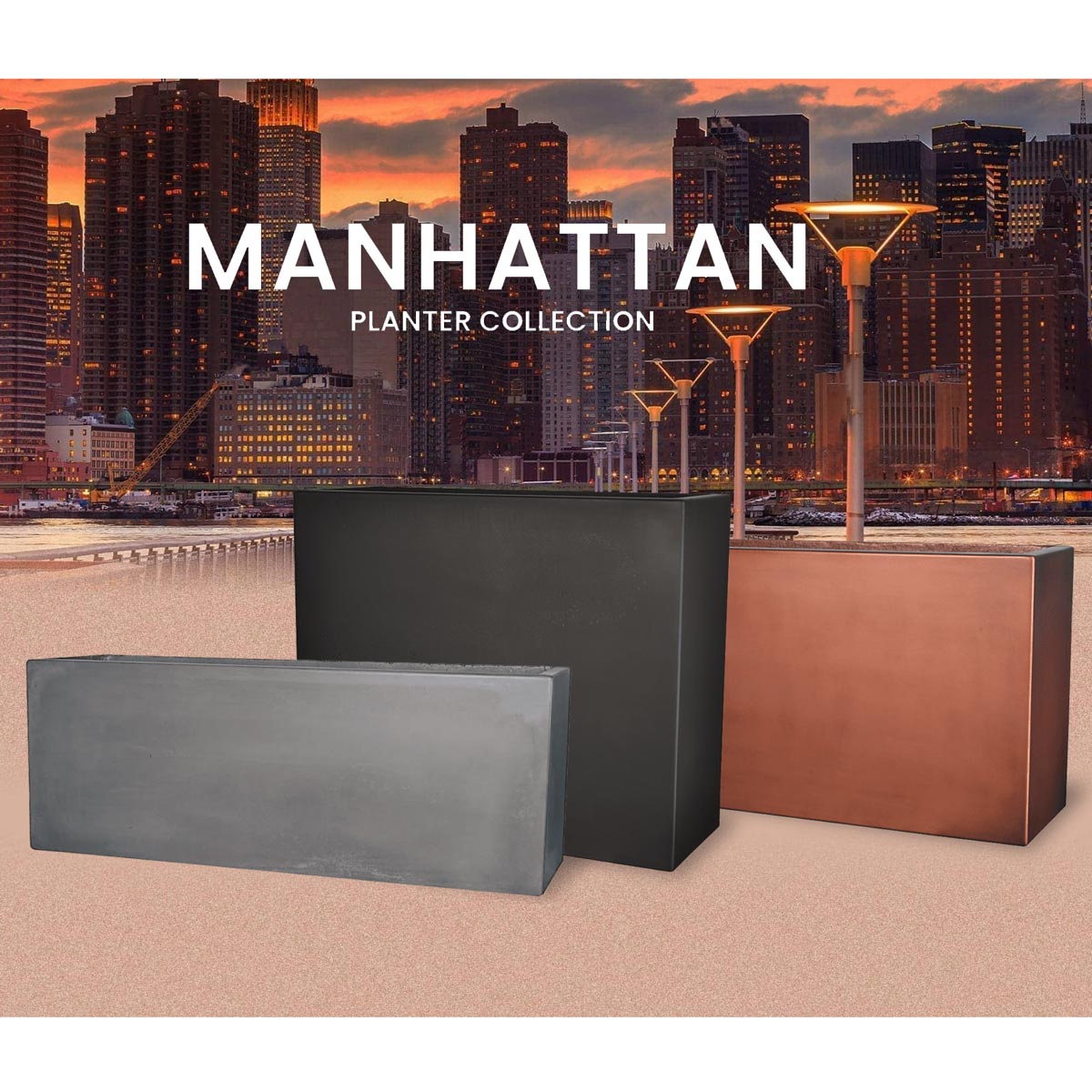 Manhattan Series Planter Collection 97353