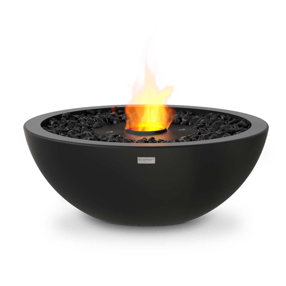 Mix 600 Fire Pit Bowl In Graphite, Black Burner