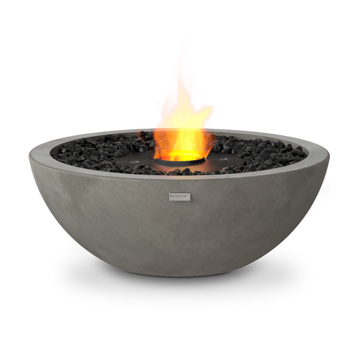 Mix 600 Fire Pit Bowl In Natural, Black Burner