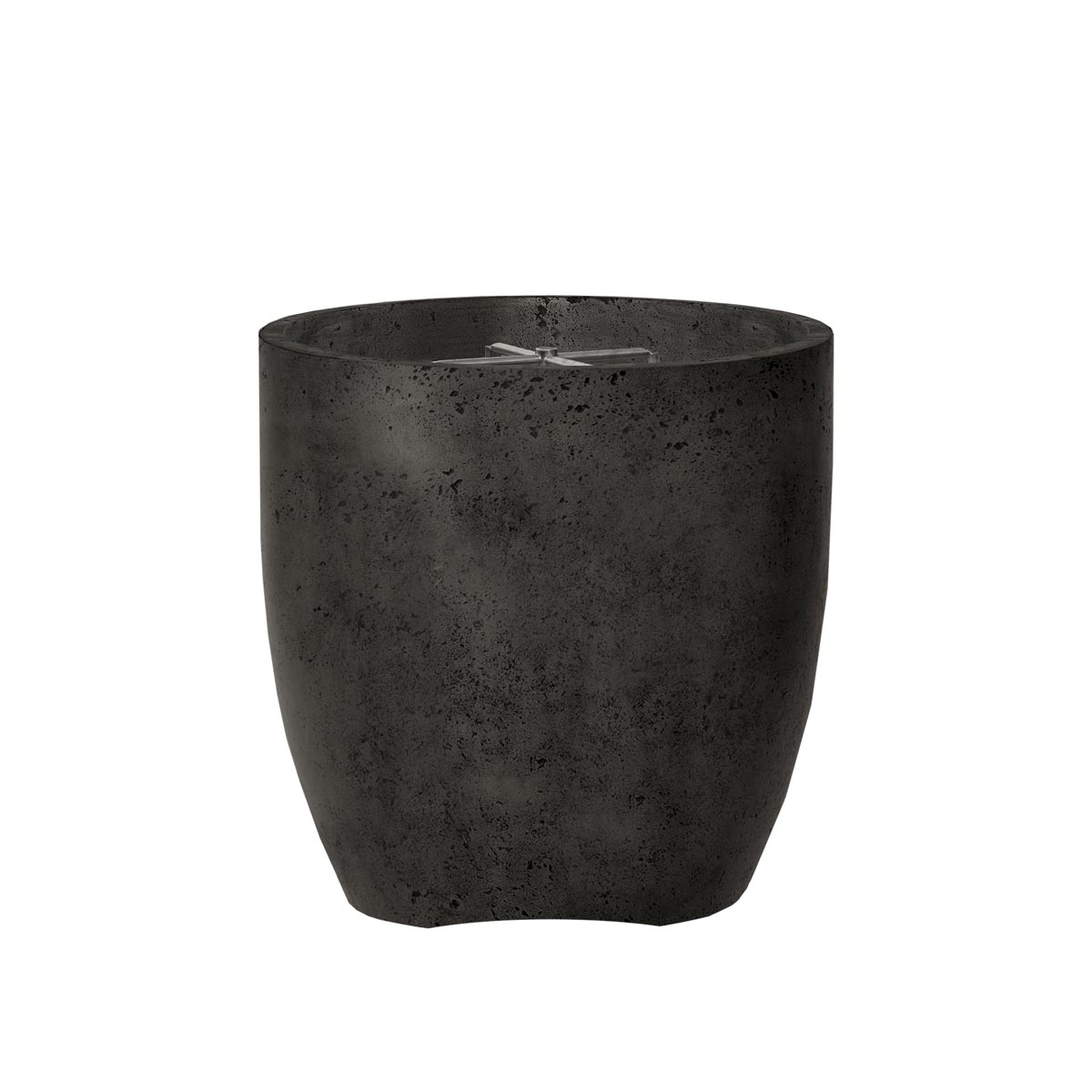 Pentola Ii Fire Pit (glass Fiber Reinforced Cement In Ebony)