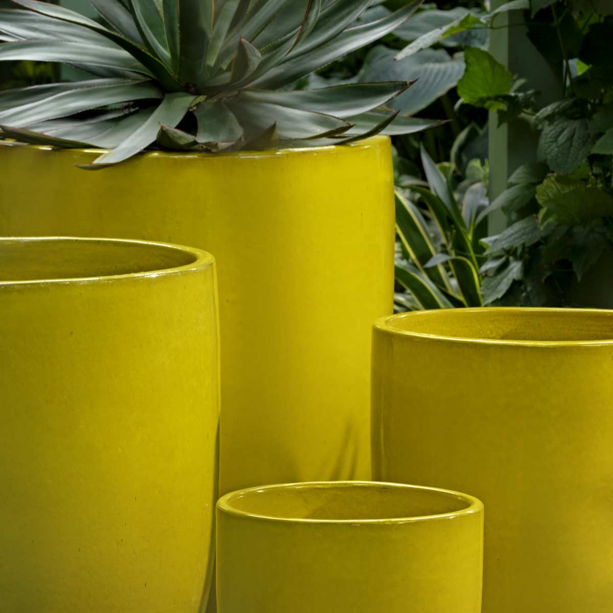Perla Planters Detail (terracotta In Limon Glaze)