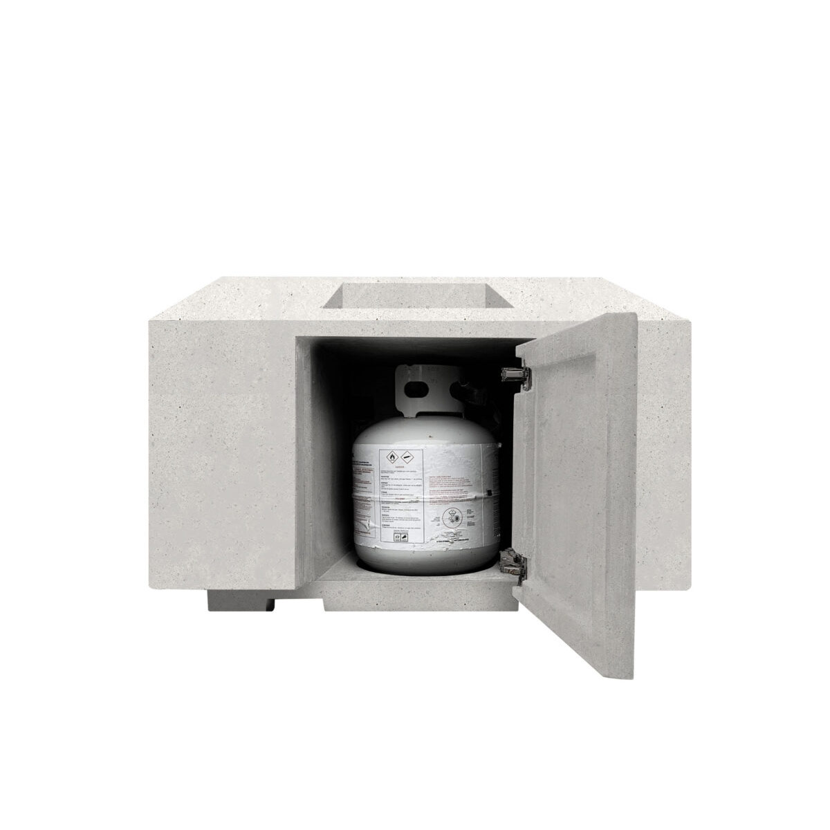 Portos Fire Table W/ Propane Enclosure (gfrc In Ultra)