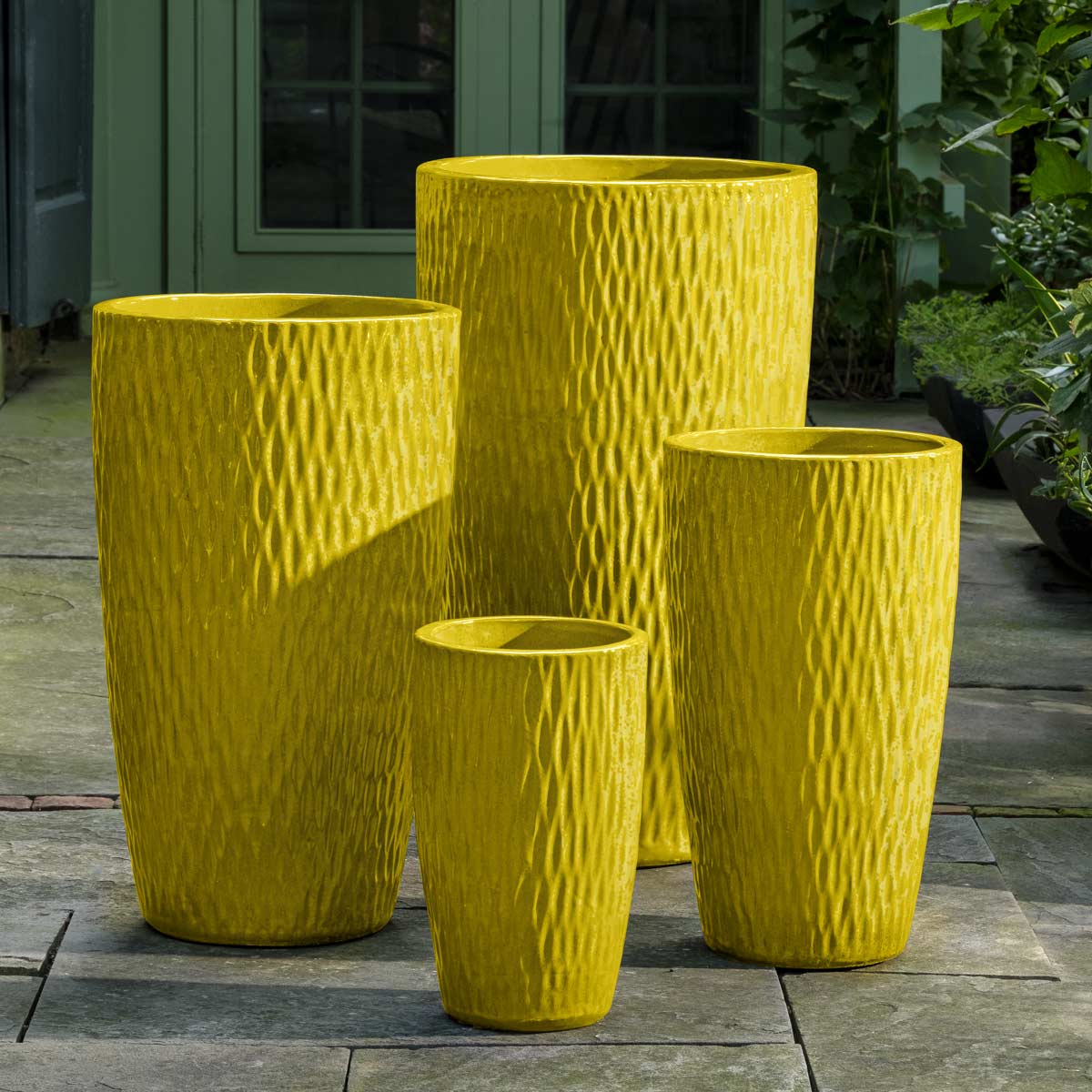 Rivulet Planters (terracotta In Limon Glaze)