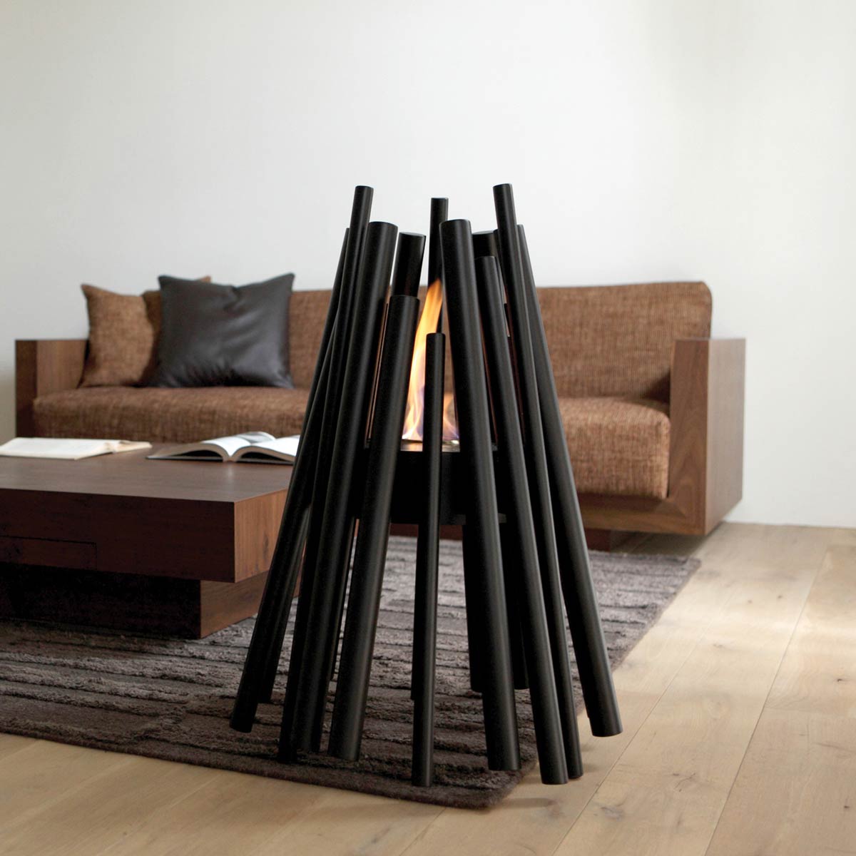 Stix Portable Fire Pit, Black