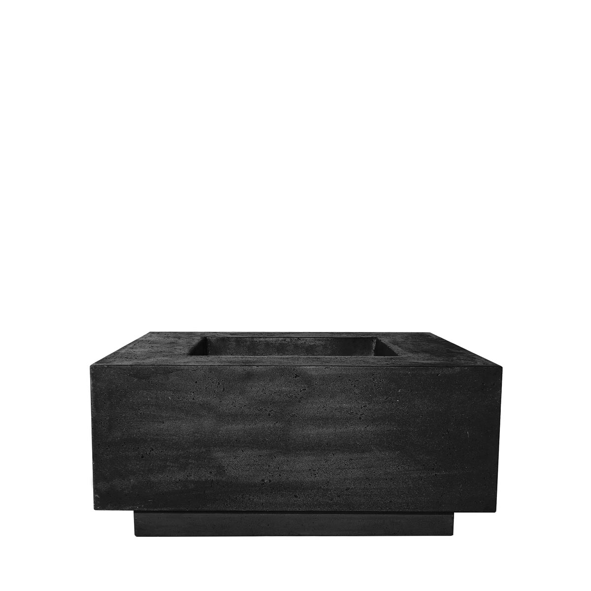 Tavola Ii Fire Table (gfrc In Ebony)