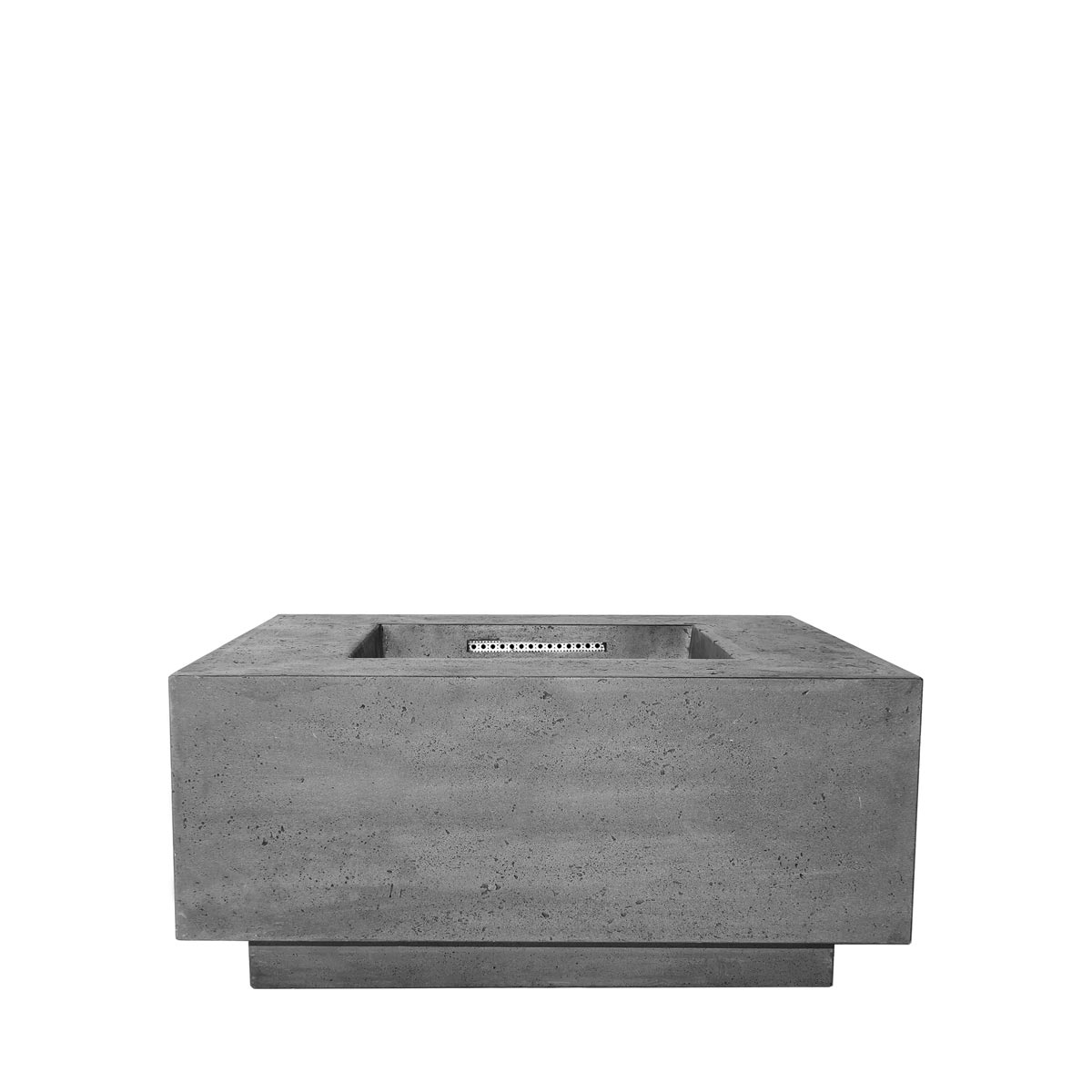 Tavola Ii Fire Table (gfrc In Pewter)